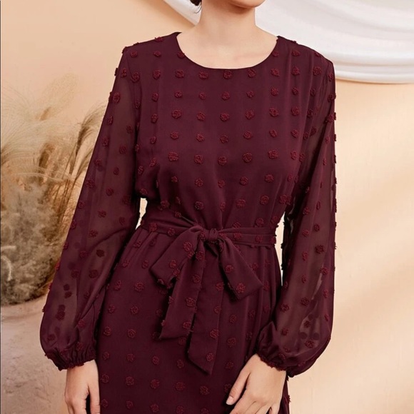 Swiss dot maxi dress - Picture 2 of 5